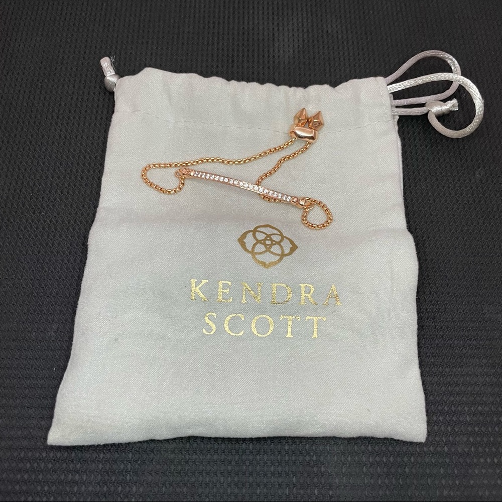 Ott Adjustable Chain Bracelet In Rose Gold